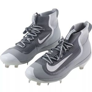 Nike Mens Huarache Mid Metal Baseball Cleats 10.5